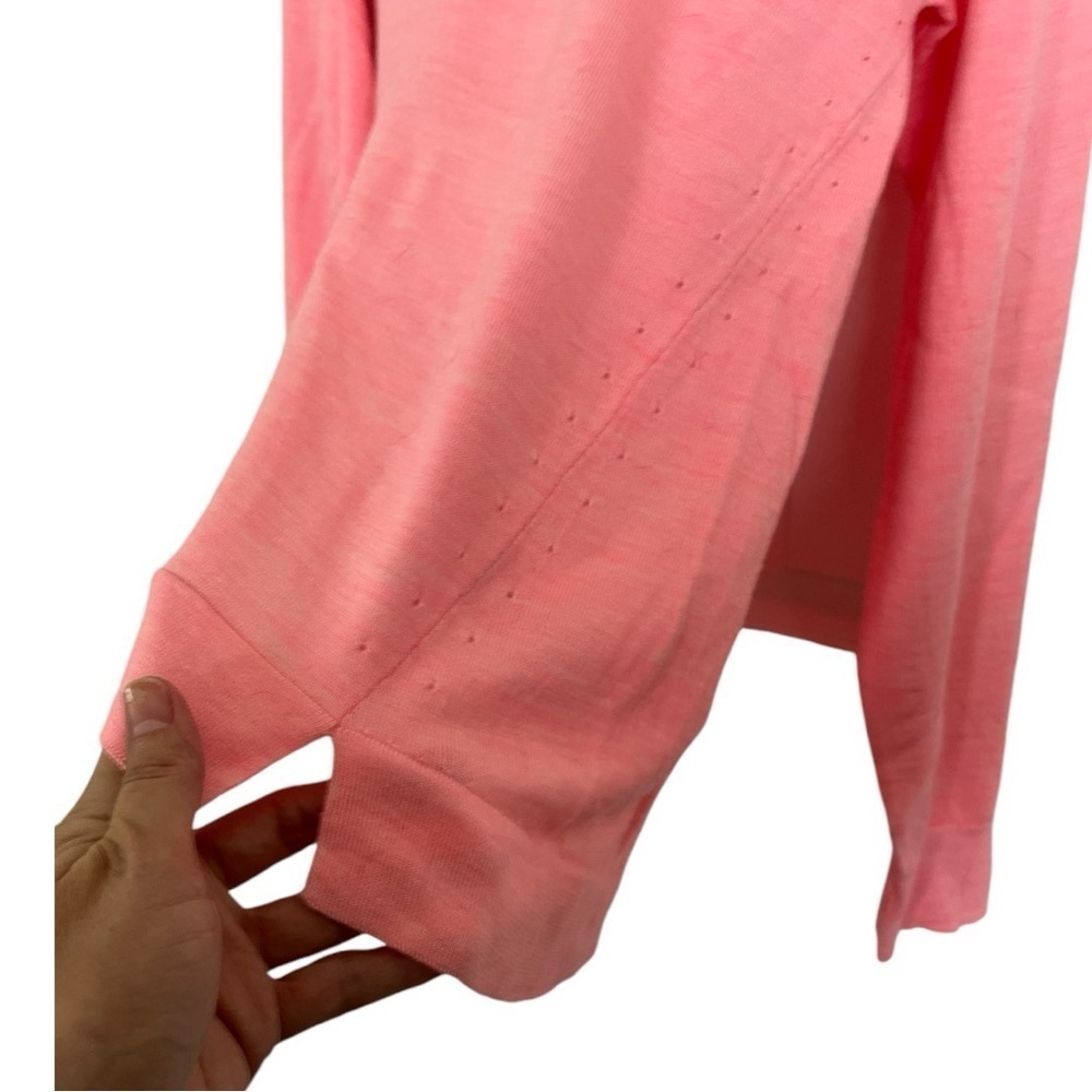 J. Crew hot pink wool blend sweater NWOT size L B-3 - Picture 7 of 8